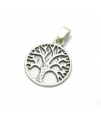 PE001123 Sterling silver pendant Tree of life Solid 925 Charm